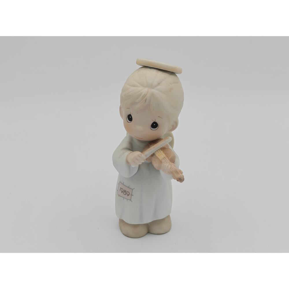 Precious Moments Oh Holy Night Angel Figurine 522546 1989 Enesco‎ No Box